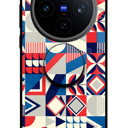 Colorful Pattern Vivo X200T Pop Case by Casekaro