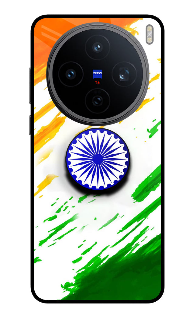 Indian Flag Ashoka Chakra Vivo X200T Pop Case by Casekaro