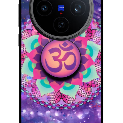 Om Purple Vivo X200T Pop Case by Casekaro