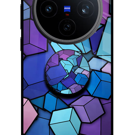 Cubic Abstract Vivo X200T Pop Case by Casekaro