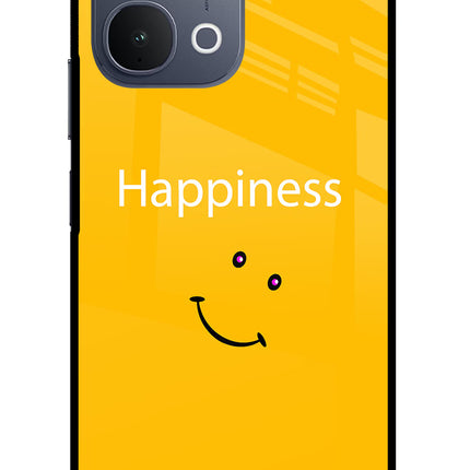 Happiness With Smiley iQOO Z11x 5G Metal Case Back Cover by Casekaro