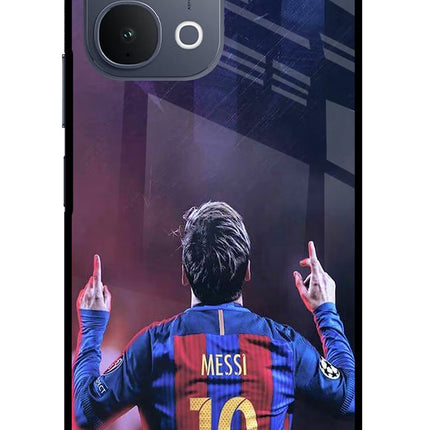 Messi iQOO Z11x 5G Metal Case Back Cover by Casekaro