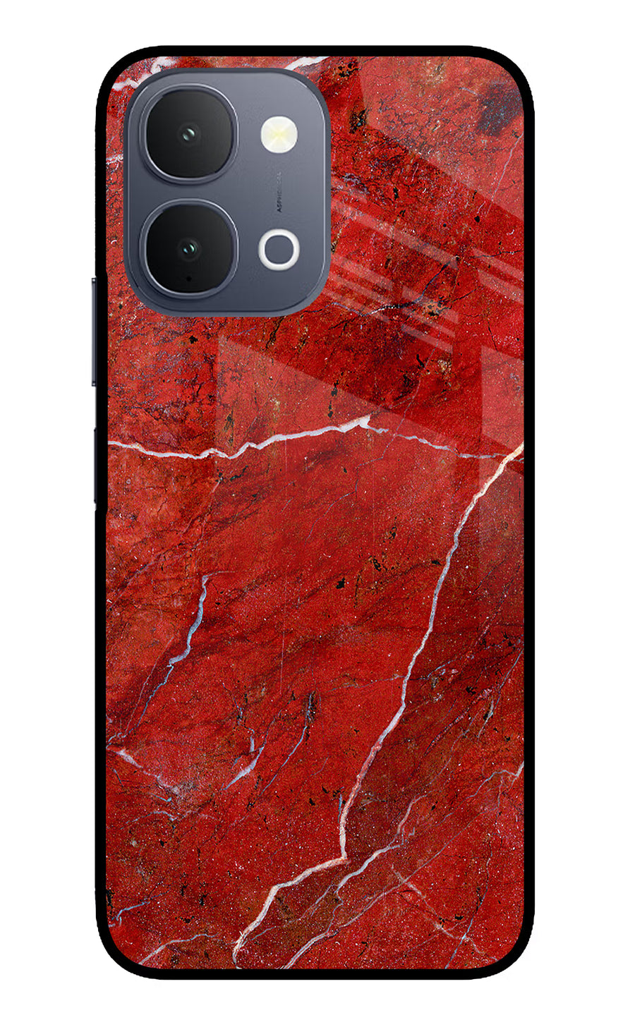 Red Marble Design iQOO Z11x 5G Back Cover, Metal case