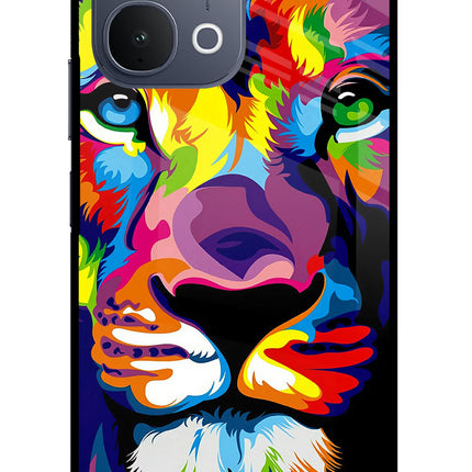 Lion iQOO Z11x 5G Metal Case Back Cover by Casekaro