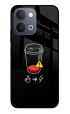 Coffee iQOO Z11x 5G Metal Case Back Cover by Casekaro