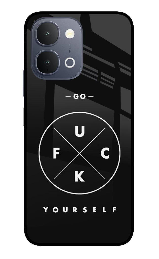 Go Fuck Yourself iQOO Z11x 5G Metal Case Back Cover by Casekaro