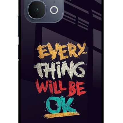 Everything Will Be Ok iQOO Z11x 5G Metal Case Back Cover by Casekaro