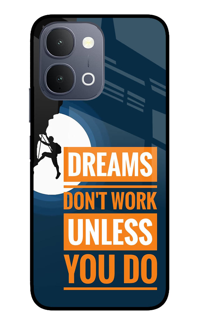 Dreams Don’T Work Unless You Do iQOO Z11x 5G Metal Case Back Cover by Casekaro