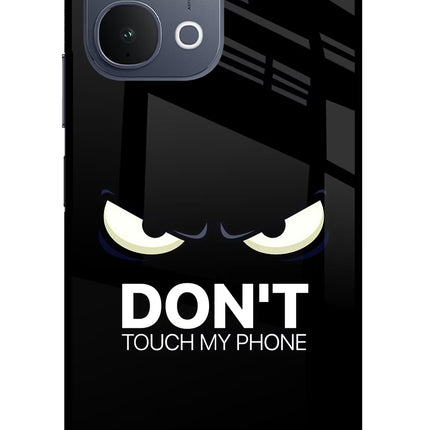 Don'T Touch My Phone iQOO Z11x 5G Metal Case Back Cover by Casekaro