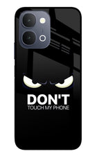 Don'T Touch My Phone iQOO Z11x 5G Metal Case Back Cover by Casekaro