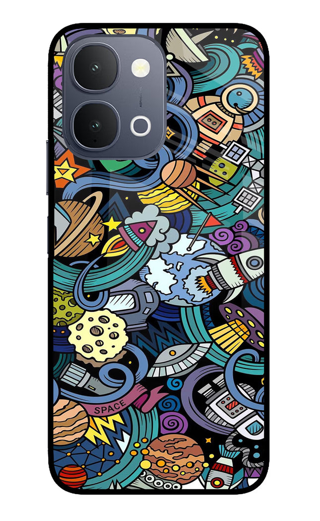Space Abstract iQOO Z11x 5G Metal Case Back Cover by Casekaro