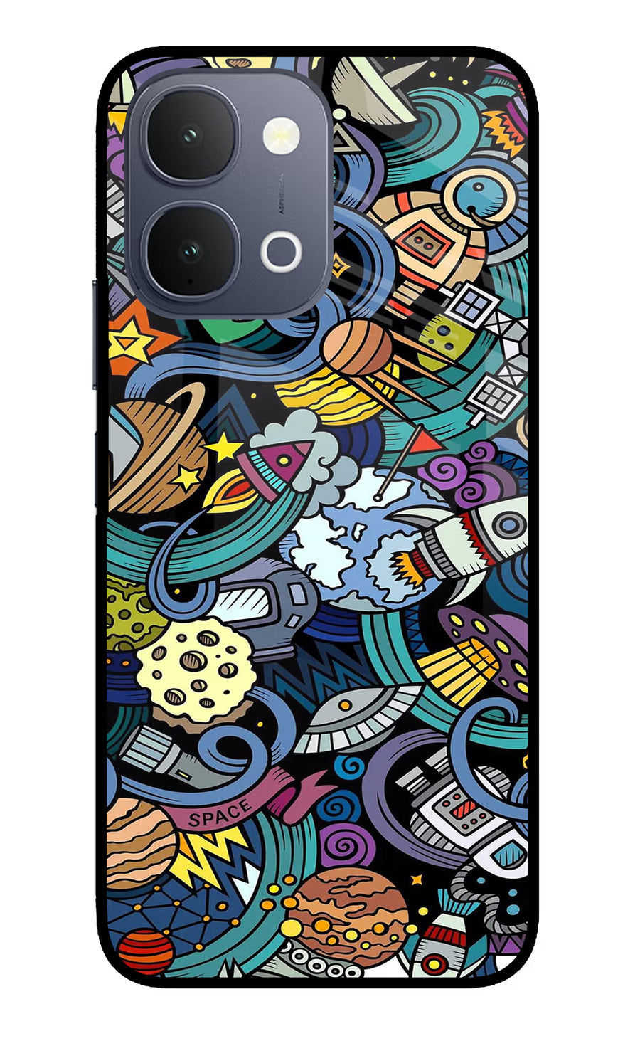 Space Abstract iQOO Z11x 5G Back Cover, Metal case
