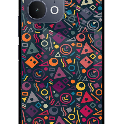 Geometric Abstract iQOO Z11x 5G Metal Case Back Cover by Casekaro