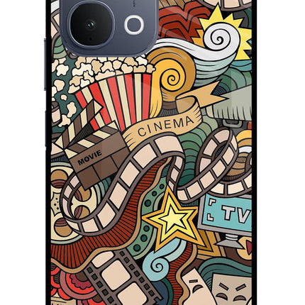 Cinema Abstract iQOO Z11x 5G Metal Case Back Cover by Casekaro