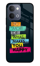 Do More Of What Makes You Happy iQOO Z11x 5G Metal Case Back Cover by Casekaro