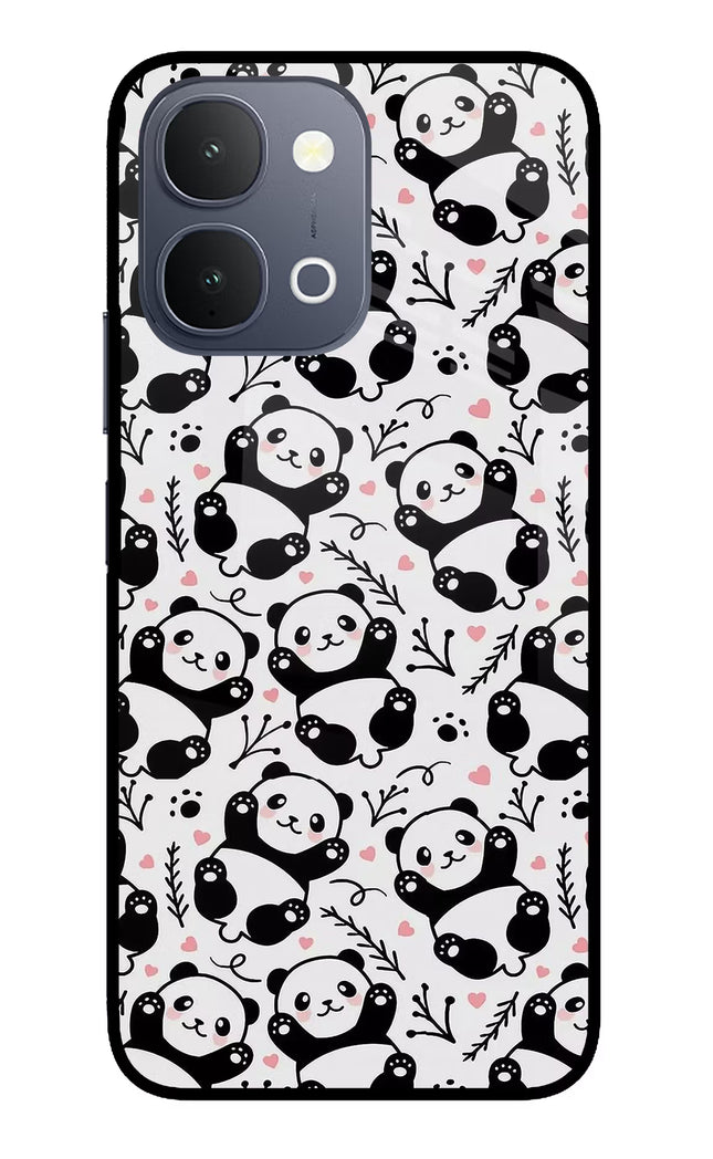 Cute Panda iQOO Z11x 5G Metal Case Back Cover by Casekaro