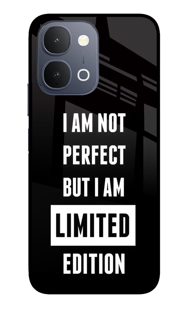 I Am Not Perfect But I Am Limited Edition iQOO Z11x 5G Metal Case Back Cover by Casekaro