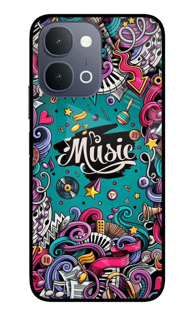 Music Graffiti iQOO Z11x 5G Metal Case Back Cover by Casekaro