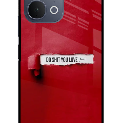Do Shit You Love iQOO Z11x 5G Metal Case Back Cover by Casekaro