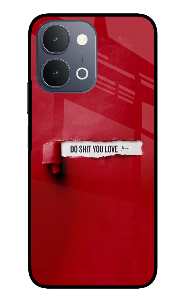 Do Shit You Love iQOO Z11x 5G Metal Case Back Cover by Casekaro