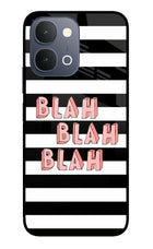 Blah Blah Blah iQOO Z11x 5G Metal Case Back Cover by Casekaro