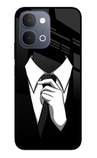 Black Tie iQOO Z11x 5G Metal Case Back Cover by Casekaro