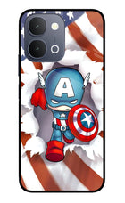 Captain America iQOO Z11x 5G Metal Case Back Cover by Casekaro