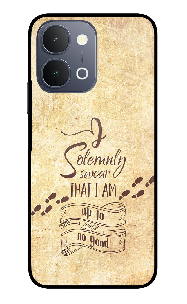 I Solemnly swear that i up to no good iQOO Z11x 5G Metal Case Back Cover by Casekaro