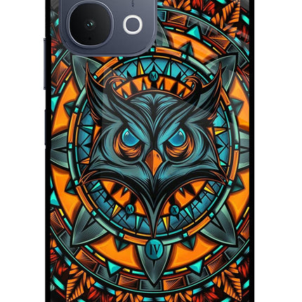Angry Owl Art iQOO Z11x 5G Metal Case Back Cover by Casekaro