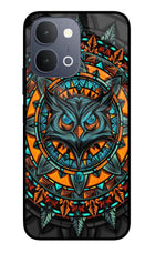 Angry Owl Art iQOO Z11x 5G Metal Case Back Cover by Casekaro