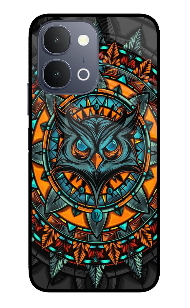 Angry Owl Art iQOO Z11x 5G Metal Case Back Cover by Casekaro