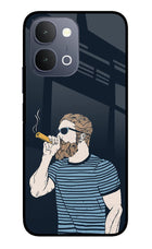 Smoking iQOO Z11x 5G Metal Case Back Cover by Casekaro