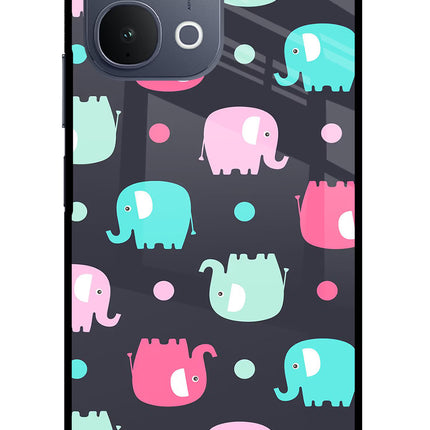 Elephants iQOO Z11x 5G Metal Case Back Cover by Casekaro