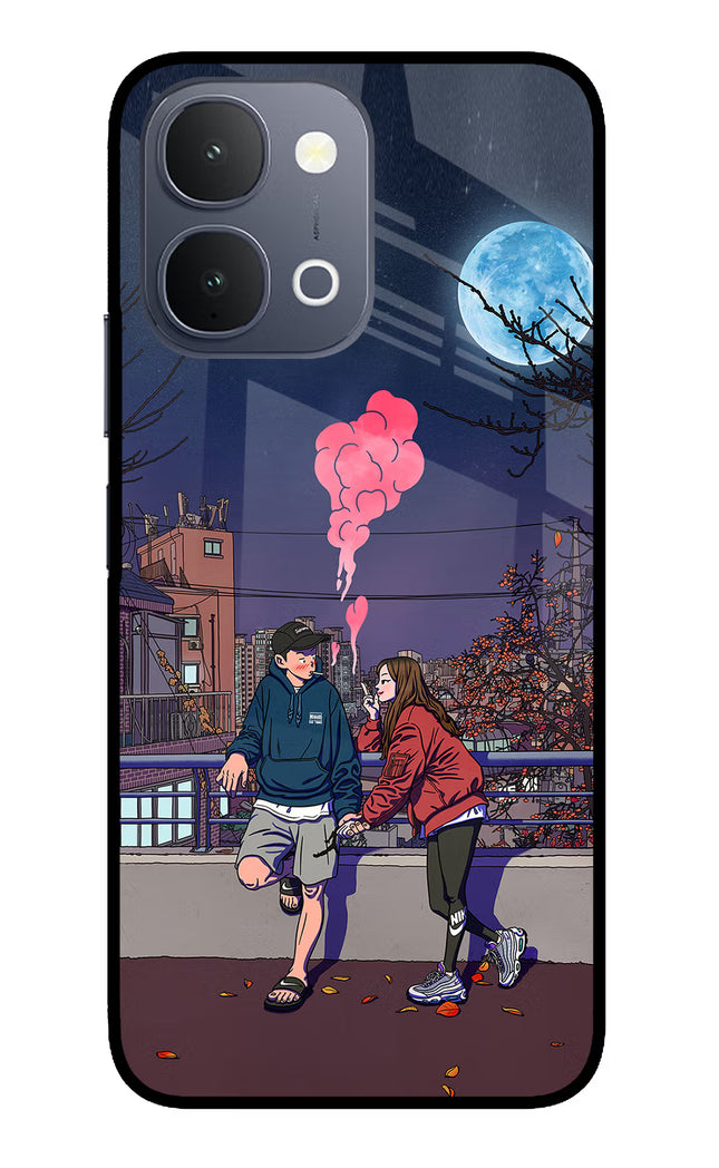 Chilling Couple iQOO Z11x 5G Metal Case Back Cover by Casekaro