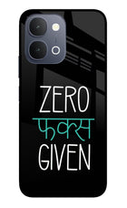 Zero Fucks Given iQOO Z11x 5G Metal Case Back Cover by Casekaro
