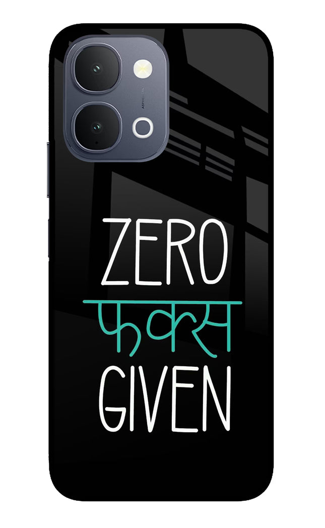 Zero Fucks Given iQOO Z11x 5G Metal Case Back Cover by Casekaro