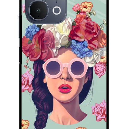 Pretty Girl iQOO Z11x 5G Metal Case Back Cover by Casekaro