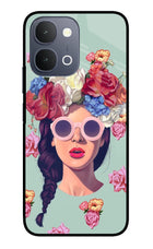 Pretty Girl iQOO Z11x 5G Metal Case Back Cover by Casekaro