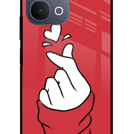 Korean Love Sign iQOO Z11x 5G Metal Case Back Cover by Casekaro