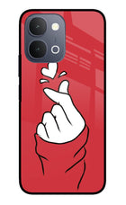 Korean Love Sign iQOO Z11x 5G Metal Case Back Cover by Casekaro