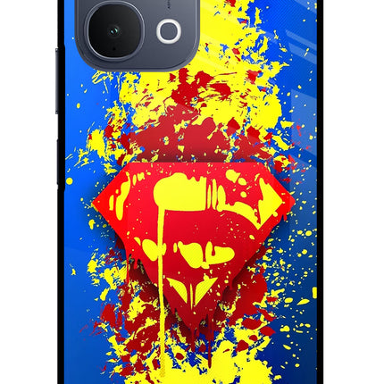 Superman logo iQOO Z11x 5G Metal Case Back Cover by Casekaro