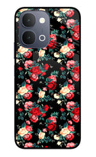 Rose Pattern iQOO Z11x 5G Metal Case Back Cover by Casekaro