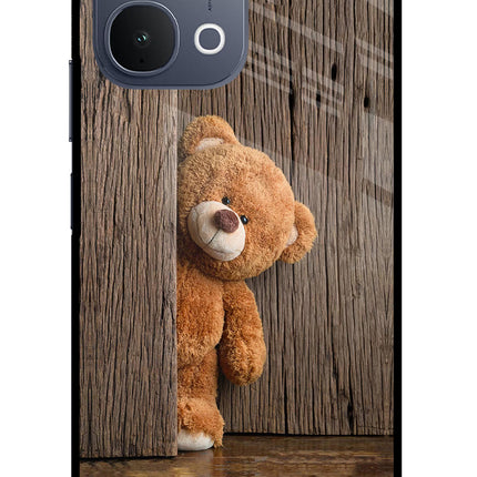 Teddy Wooden iQOO Z11x 5G Metal Case Back Cover by Casekaro