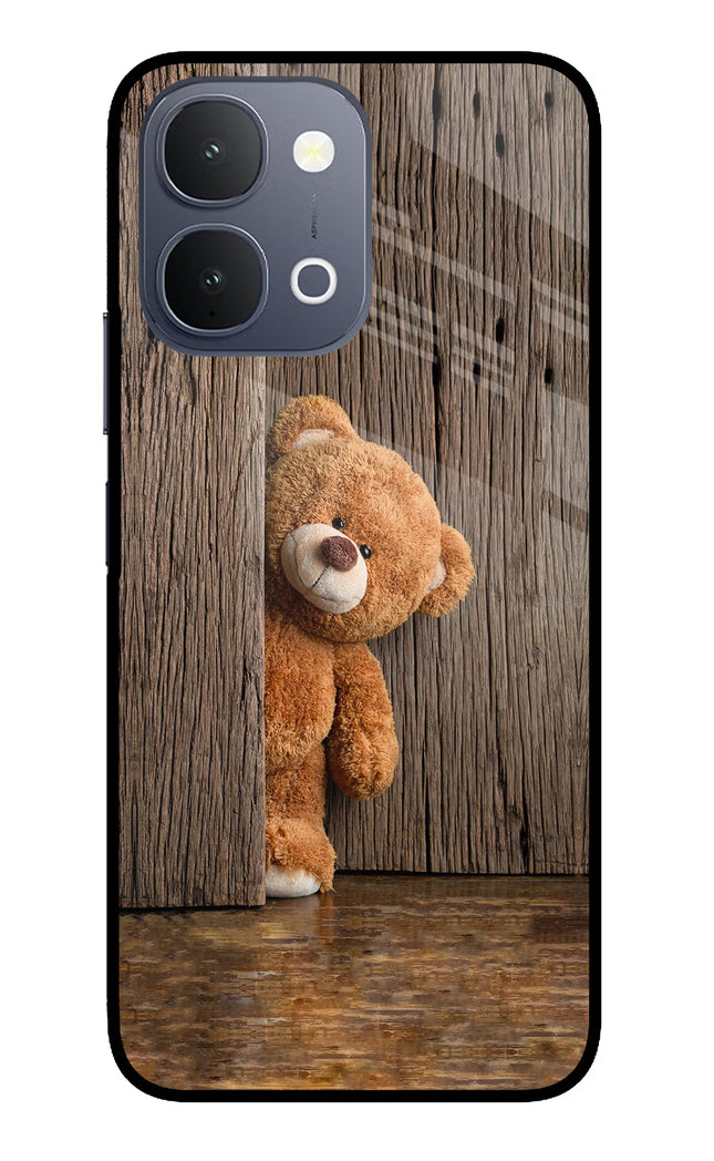 Teddy Wooden iQOO Z11x 5G Metal Case Back Cover by Casekaro