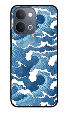 Blue Waves iQOO Z11x 5G Metal Case Back Cover by Casekaro
