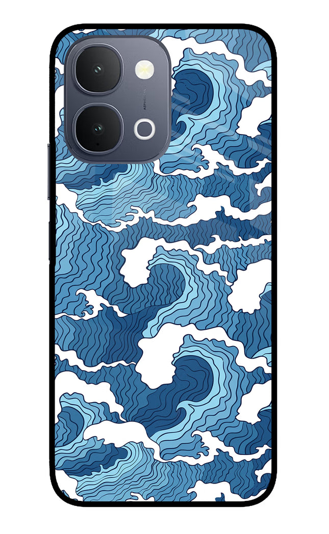 Blue Waves iQOO Z11x 5G Metal Case Back Cover by Casekaro