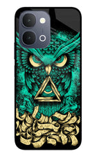 Green Owl iQOO Z11x 5G Metal Case Back Cover by Casekaro