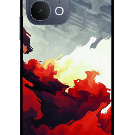 Fire Cloud iQOO Z11x 5G Metal Case Back Cover by Casekaro
