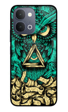 Green Owl iQOO Z11x 5G Metal Case Back Cover by Casekaro