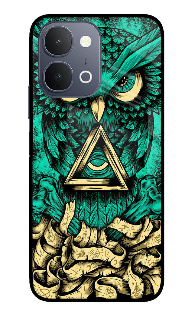 Green Owl iQOO Z11x 5G Metal Case Back Cover by Casekaro